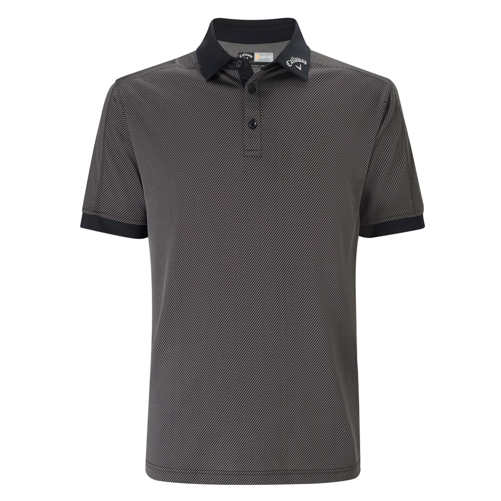 Callaway Denim Jacquard Golf Polo Shirt 