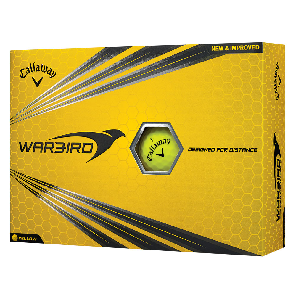 Callaway Warbird Yellow Golf Balls