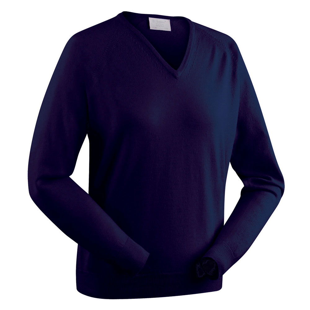 Glenbrae Ladies Merino V-Neck Sweater