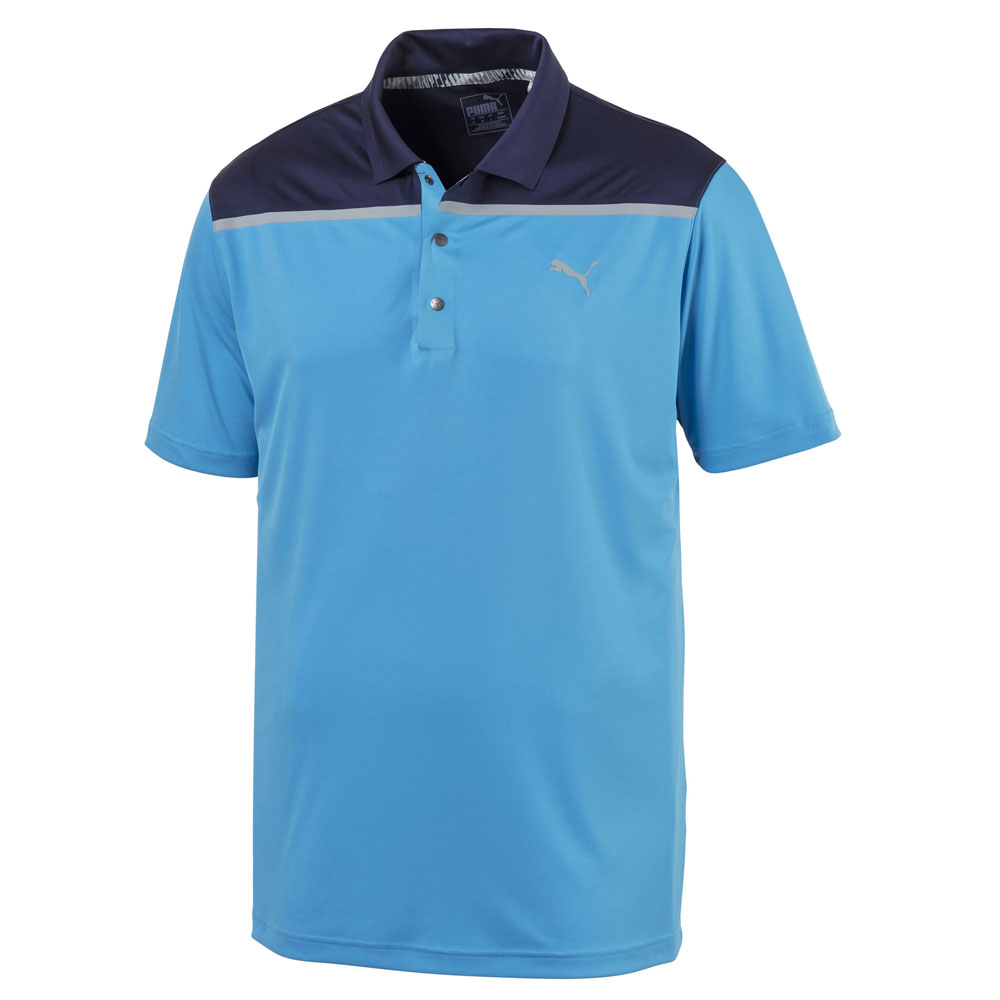 Puma Bonded Colourblock Golf Polo Shirt