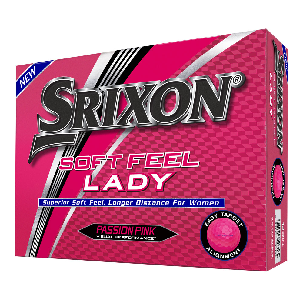 Srixon Soft Feel Ladies Pink Golf Balls