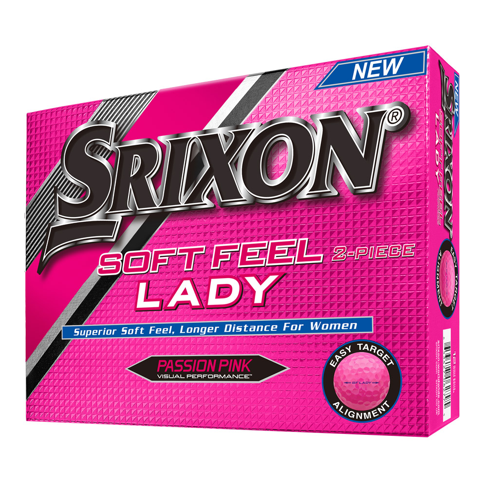 Srixon Soft Feel Ladies Pink Golf Balls