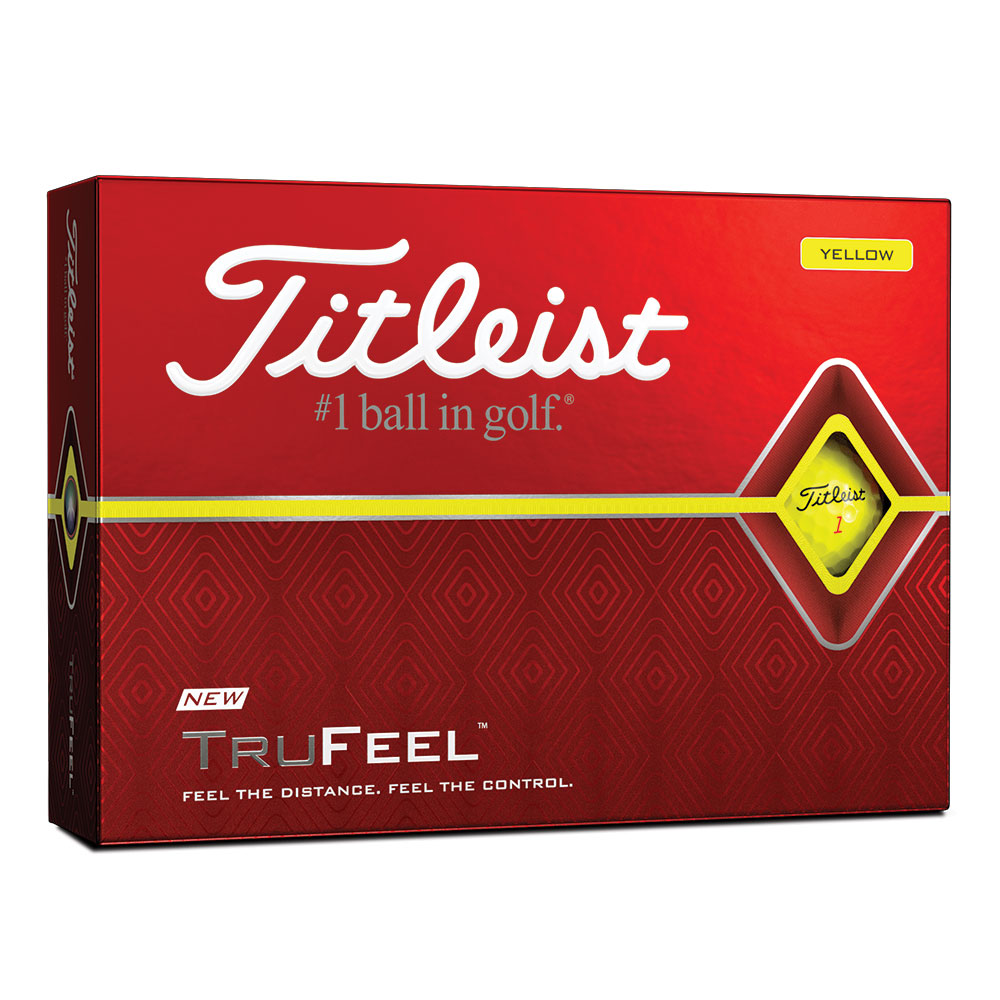 Titleist TruFeel Optic Yellow Golf Balls