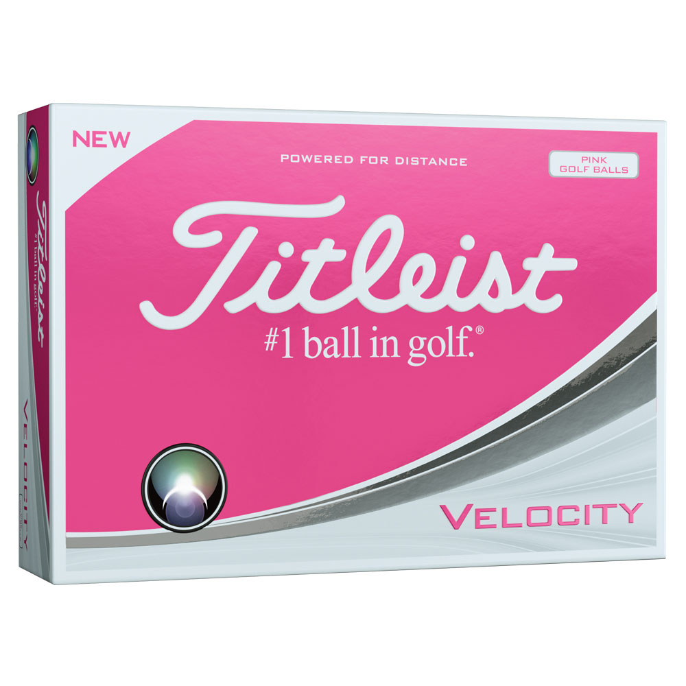 Titleist Velocity Pink Golf Balls