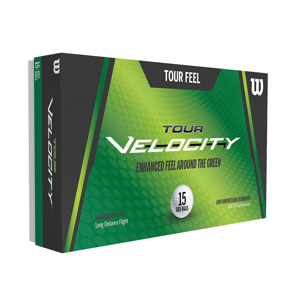 Wilson Tour Velocity Tour Feel Golf Balls (15 Ball Pack)