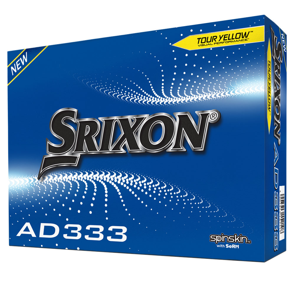 Srixon AD333 Yellow Golf Balls
