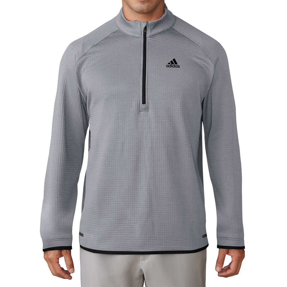adidas Climaheat Gridded Half Zip Golf Pullover