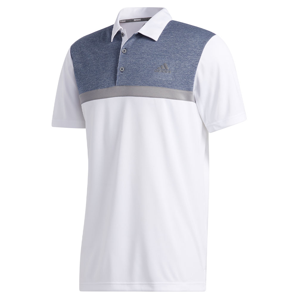 adidas Novelty Colourblock Golf Polo Shirt