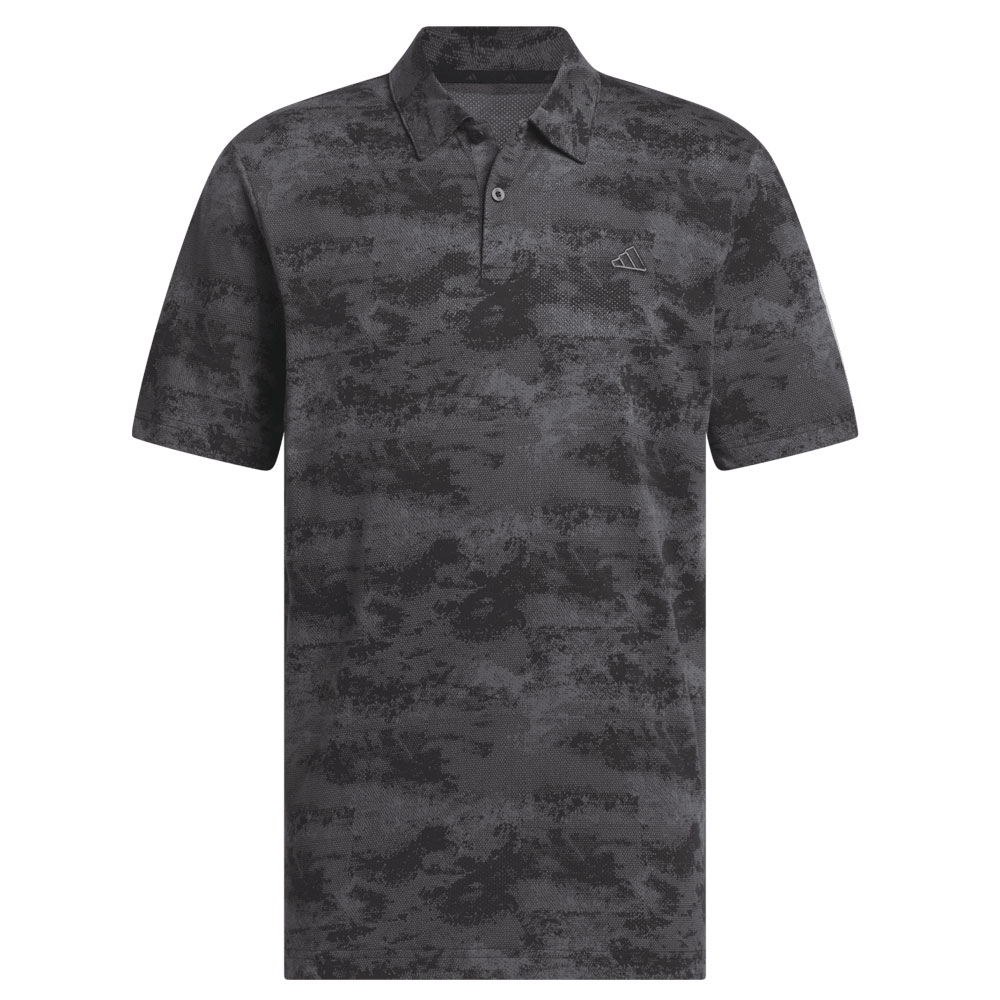 adidas Go-To Printed Mesh Golf Polo Shirt