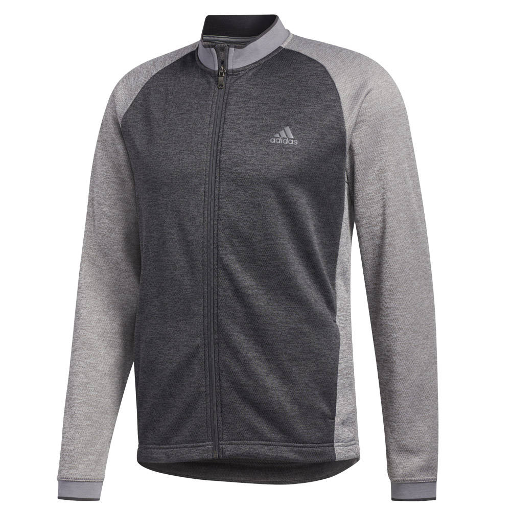 adidas Midweight Full Zip Textured Golf Jacket