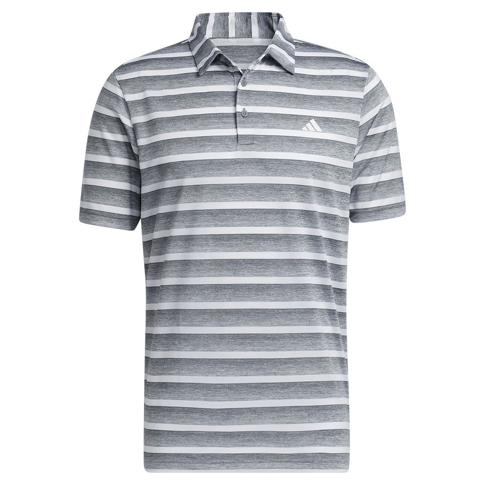 adidas Two Colour Stripe LC Golf Polo Shirt