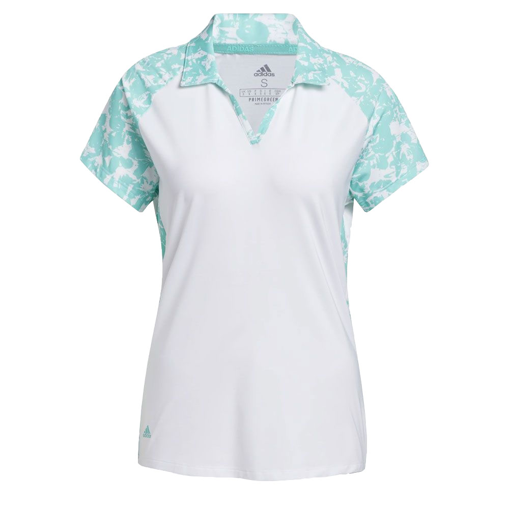 adidas Ultimate365 Primegreen Printed Ladies Golf Polo Shirt