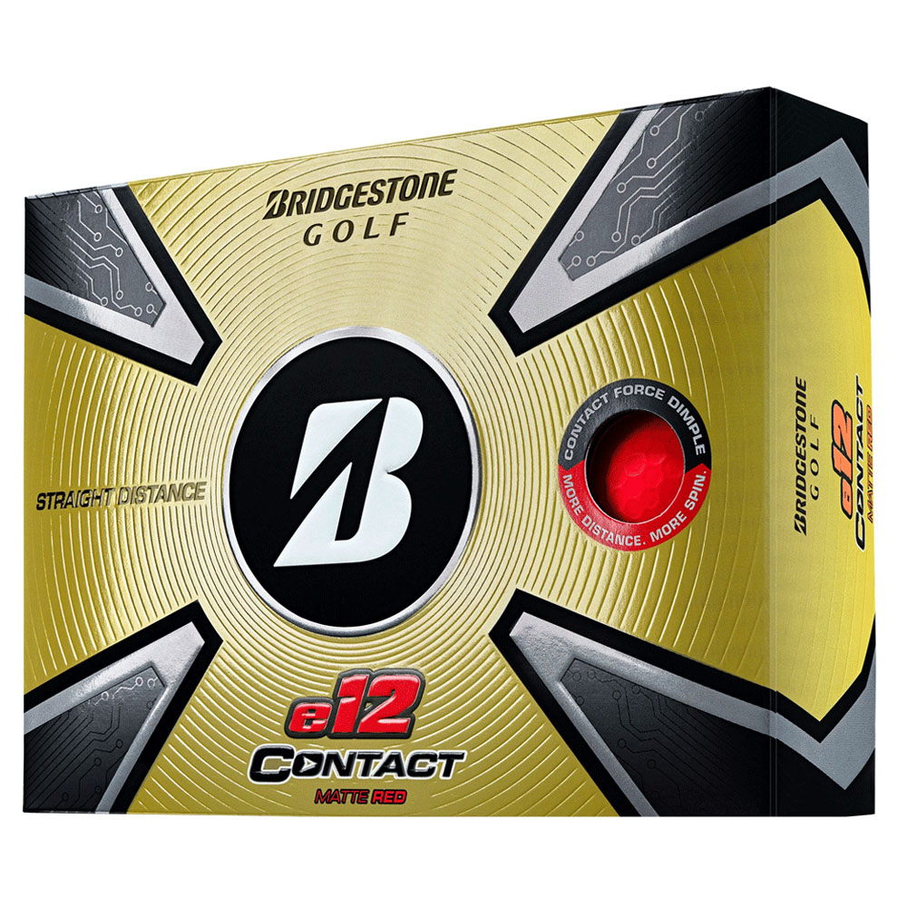 Bridgestone E12 Red Contact Golf Balls