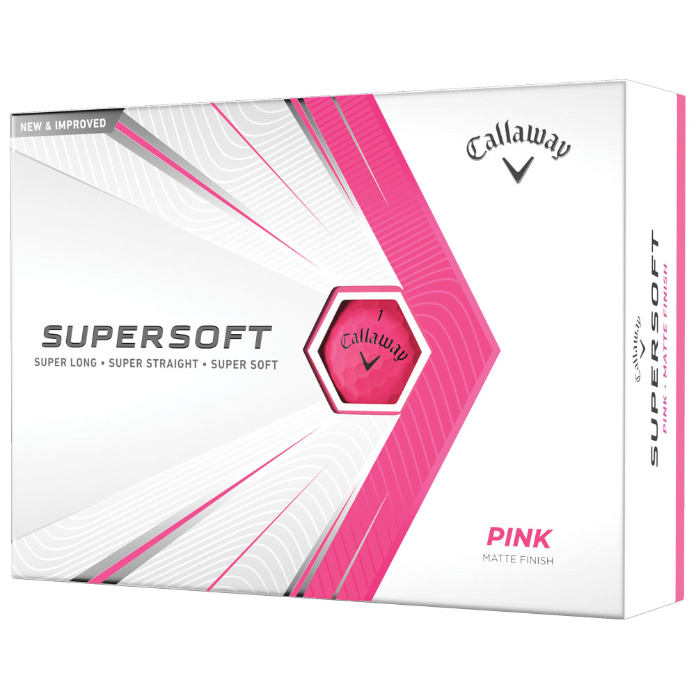 Callaway Supersoft Matte Pink Golf Balls