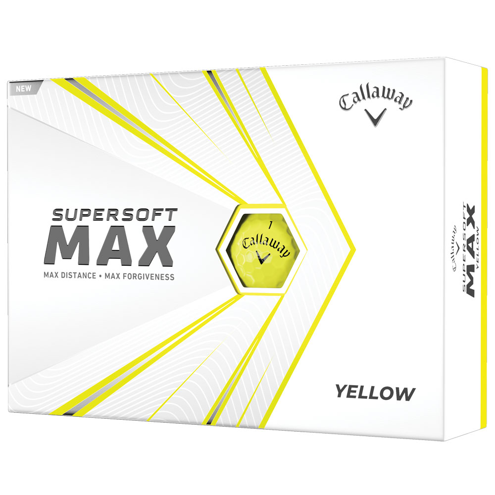 Callaway Supersoft MAX Yellow Golf Balls