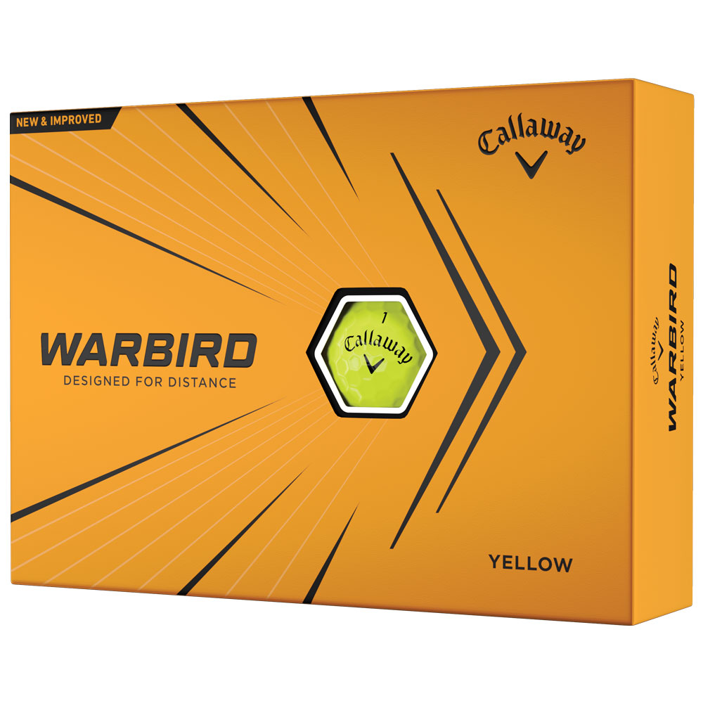 Callaway Warbird Yellow Golf Balls
