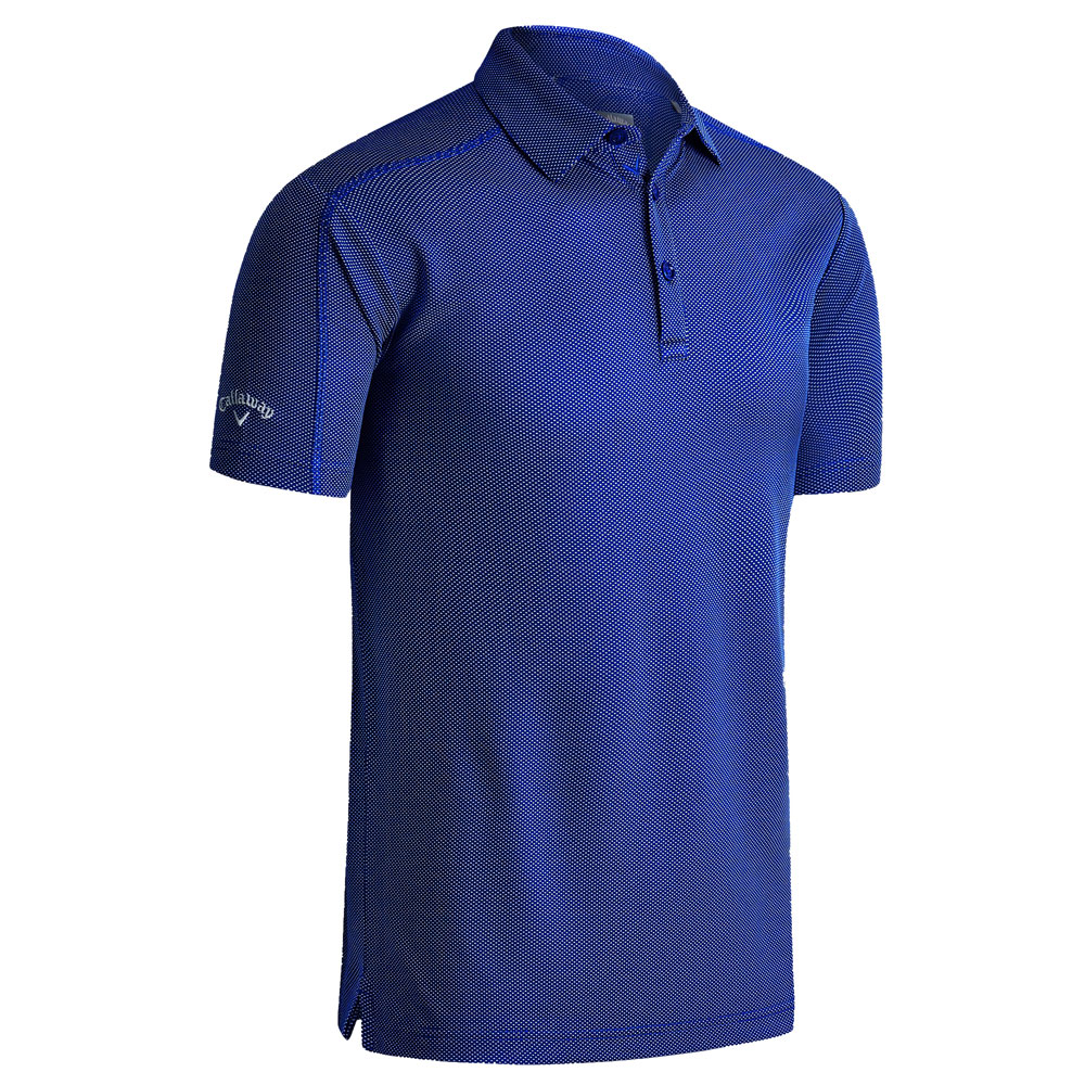 Callaway Box Jacquard Golf Polo Shirt