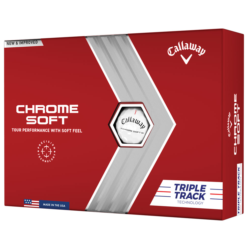 Callaway Chrome Soft 2022 Triple Track Golf Balls
