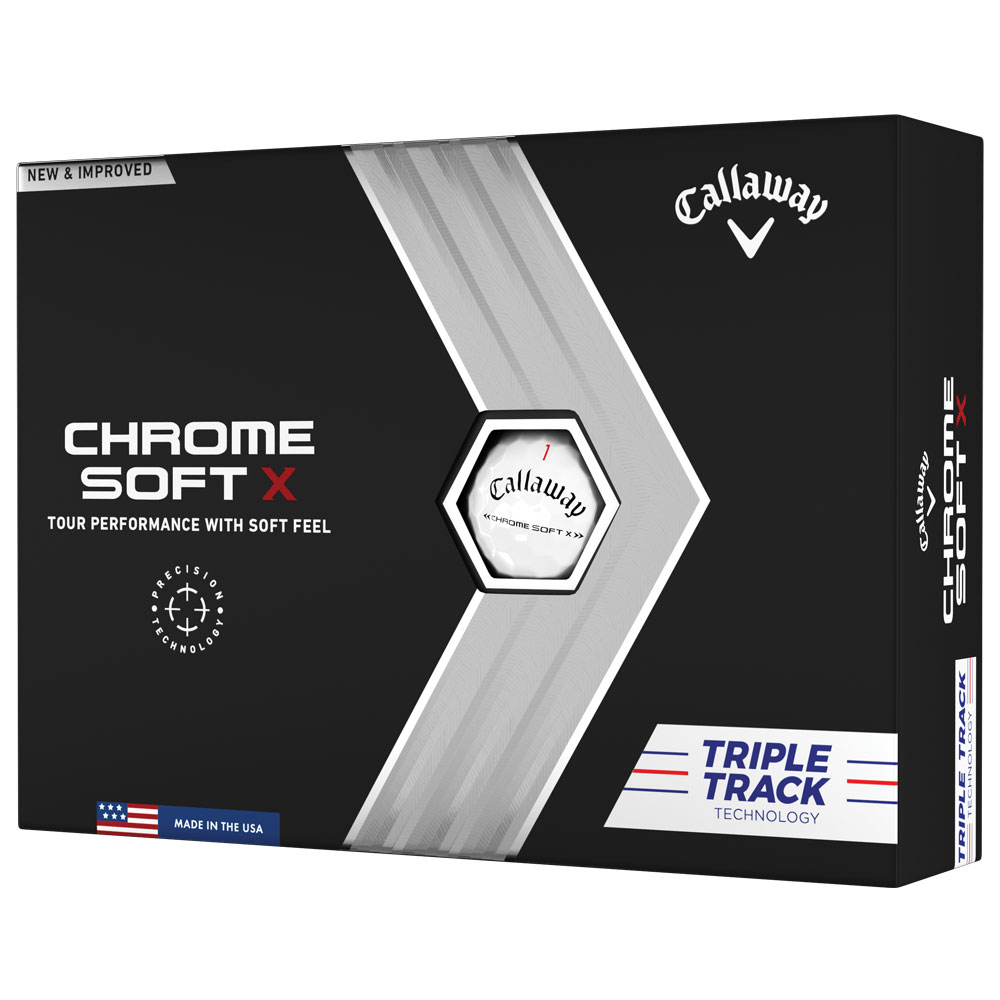 Callaway Chrome Soft X 2022 Triple Track Golf Balls