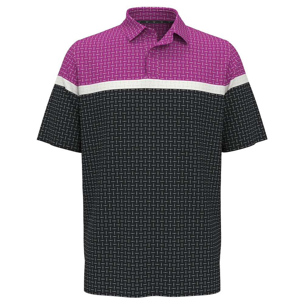 Callaway Classic Geo Print Golf Polo Shirt
