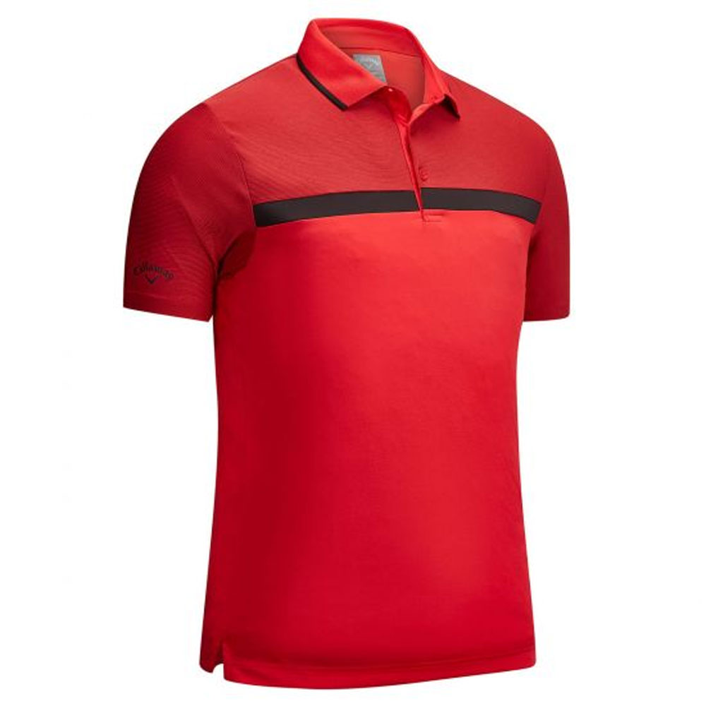 Callaway Fine Line Opti-Dri Colour Block Golf Polo Shirt