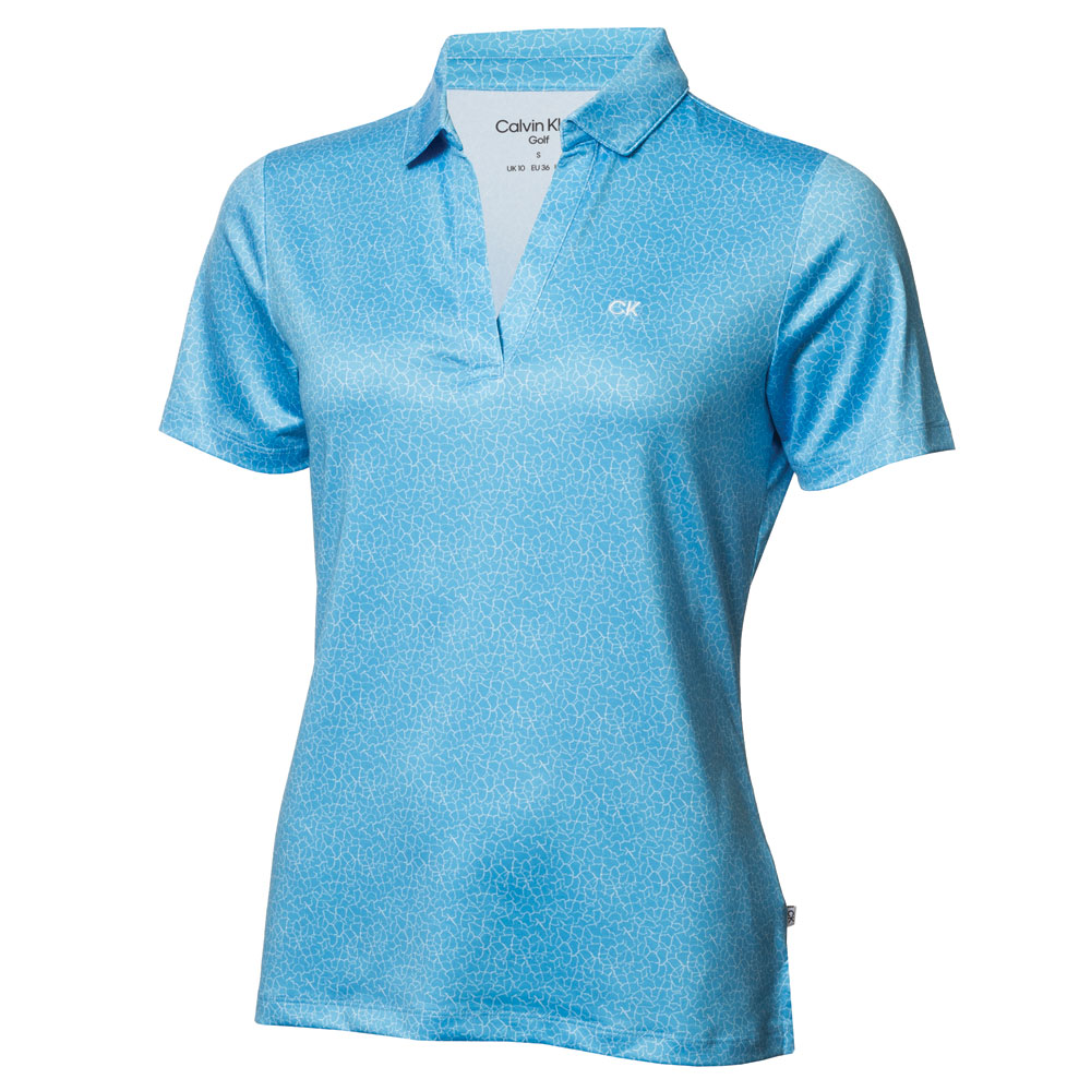 Calvin Klein Crackle Ladies Golf Polo Shirt