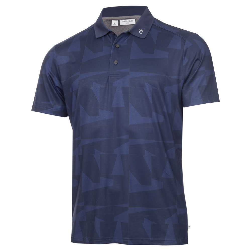 Calvin Klein Hexta Printed Golf Polo Shirt