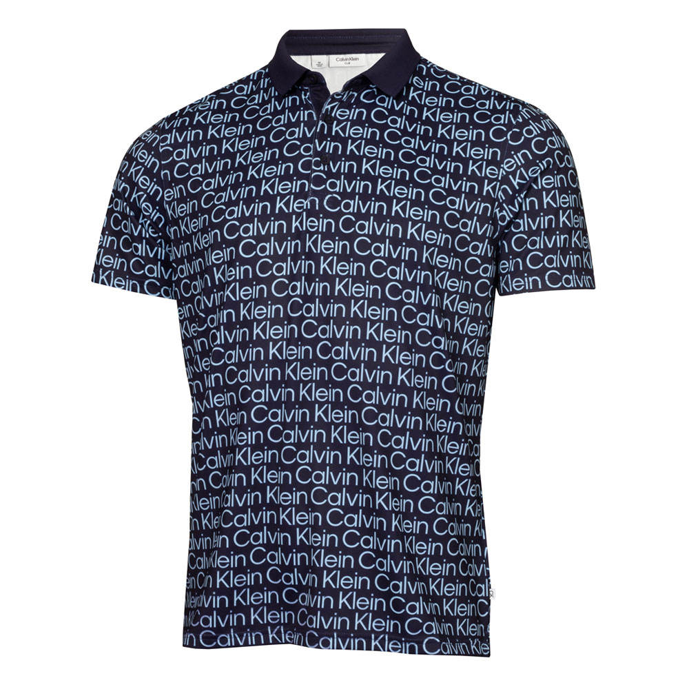 Calvin Klein Print Golf Polo Shirt