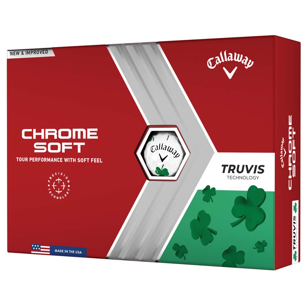 Callaway Chrome Soft 2022 Truvis Shamrock Golf Balls