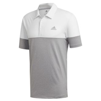 adidas Ultimate365 Heather Blocked LC Golf Polo Shirt