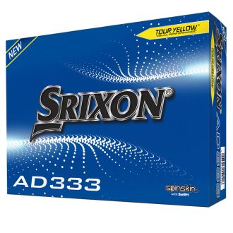 Srixon 2021 AD333 Yellow Golf Balls 