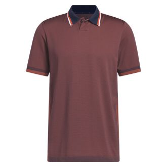 adidas Primeknit Golf Polo Shirt HR7970 Collegiate Navy/Preloved Red