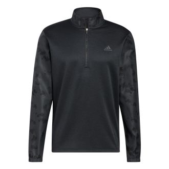 adidas Splatter Print 1/4 Zip Golf Pullover IC0090 Black/Carbon