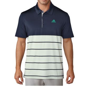 adidas Ultimate365 Heather Block Golf Polo Shirt