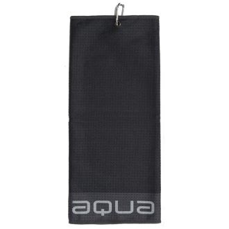 Big Max Aqua Tour Trifold Golf Towel VO003-BLK/CHAR Black/Charcoal