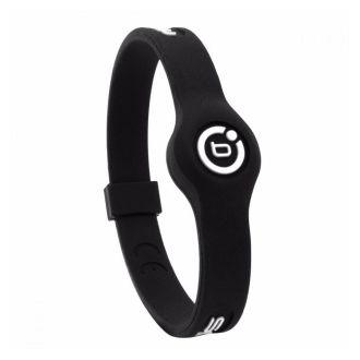 Bioflow Sport Slim Magnetic Golf Wristband Black/White