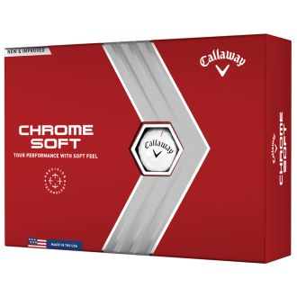 Callaway Chrome Soft 2022 Golf Balls White Packaging