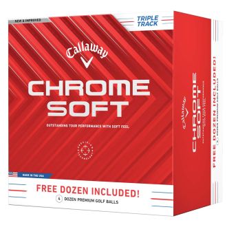 Callaway Chrome Soft Triple Track Promo Golf Balls 4 for 3