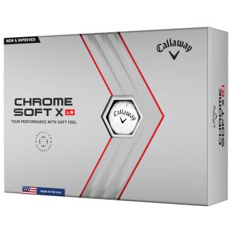 Callaway Chrome Soft X LS 2022 Golf Balls - 4 For 3 Promo Packaging