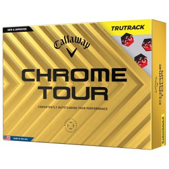 Callaway Chrome Tour TruTrack Yellow Golf Balls