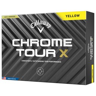 Callaway Chrome Tour X 24 Yellow Golf Balls