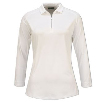 Callaway 3/4 Sleeve Shadow Stripe Ladies Golf Shirt