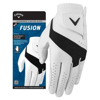 Callaway 2024 Fusion Golf Glove White/Charcoal