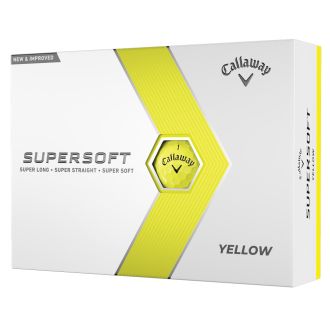 Callaway Supersoft 2023 Yellow Golf Balls