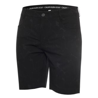 Calvin Klein Genius 4-way Stretch Cracked Print Shorts CKMS21495 Black