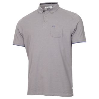 Calvin Klein Trinity Golf Polo Shirt CKMA21525 Grey Marl