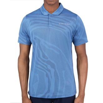 Castore Engineered Knit Golf Polo Shirt CMA30175 Horizon
