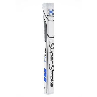 SuperStroke Traxion Claw 1.0 Golf Putter Grip White/Blue/Grey