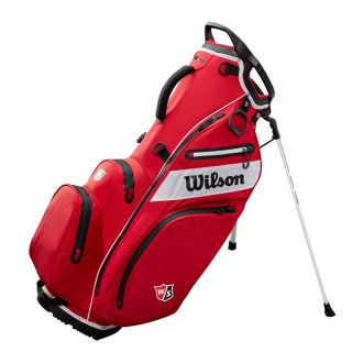 Wilson Staff Exo Dry Waterproof Golf Stand Bag - Red