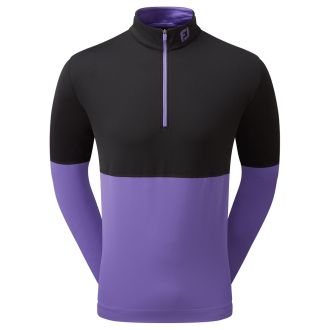 FootJoy Colour Block Golf Pullover 80115 Black/Violet